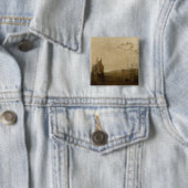 タマルのヨセフMallordウィリアムターナー|の廃船体 缶バッジ (インサイチュ)