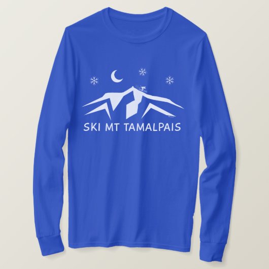 タマルパイス山スキー 長袖・半袖 Tシャツ (デザイン正面)