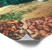 タマルパイス山鉄道列車の眺め ポスター (角)