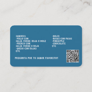 タマレカスタムスQRコード 名刺