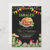 タマレスの季節 メキシコのクリスマスパーティー 招待状 (正面)