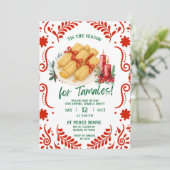 タマレスの季節 メキシコ風クリスマスフィエスタ 招待状 (スタンド正面)