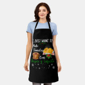 タマレスコンクリスマスYカフェ作りたい エプロン (着用した状態)