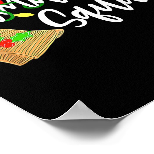 タマレススクワッドタマレスクルーおもしろいクリスマス ポスター (角)