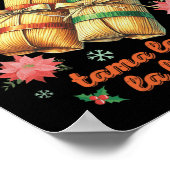 タマレス一家のメキシカンクリスマの季節 ポスター (角)