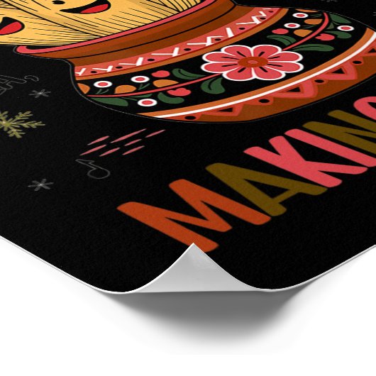 タマレス作りクルーTamaleシーズンおもしろいメキシコCh ポスター (角)