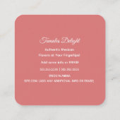 タマレス スクエア名刺 (裏面)