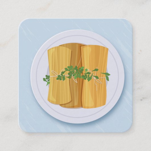 タマレス スクエア名刺 (正面)