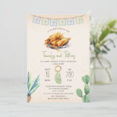 タマレス&ティーターズボーイベビーシャワーフェスタ 招待状 (スタンド正面)