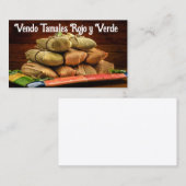 タマレス・デ・ロホ・イ・ヴェルデ 名刺 (正面/裏面)