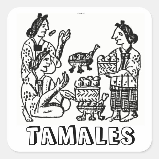 タマレス(フィレンツェ・コデックス、16世紀) スクエアシール (正面)