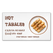 タマレス マグネット名刺 (正面)