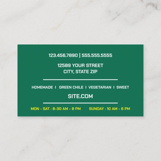 タマレス 名刺 (裏面)