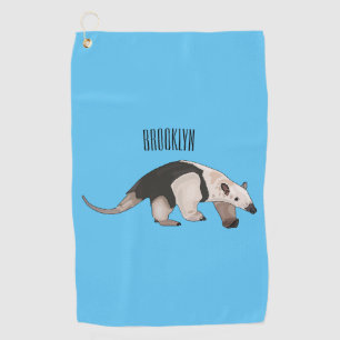 タマンダ漫画イラストレーション ゴルフタオル
