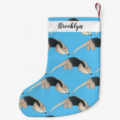 タマンダ漫画イラストレーション スモールクリスマスストッキング (裏面)