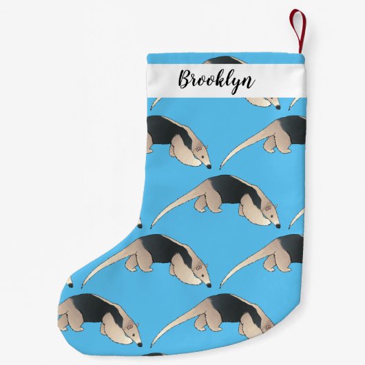 タマンダ漫画イラストレーション スモールクリスマスストッキング (裏面)