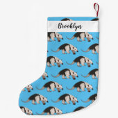 タマンダ漫画イラストレーション スモールクリスマスストッキング (裏面)