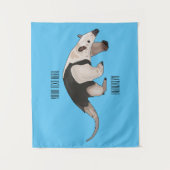 タマンダ漫画イラストレーション タペストリー (正面)