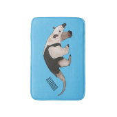 タマンダ漫画イラストレーション バスマット (正面縦)