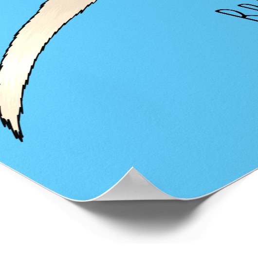 タマンダ漫画イラストレーション ポスター (角)