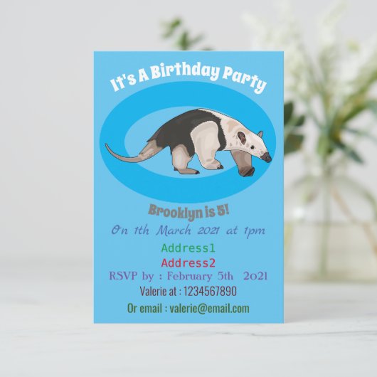 タマンダ漫画イラストレーション 招待状 (スタンド正面)