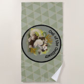 タマンデュアアンテーター ビーチタオル (正面)