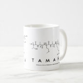 タマーペプチド名mug コーヒーマグカップ (正面右)