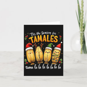 タマーレの季節 メキシコのタマーラ クリスマス カード