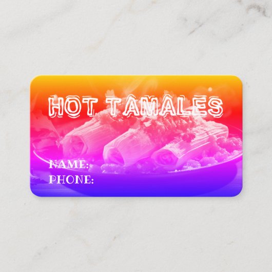 タマーレインボー 名刺 (正面)