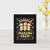 タマーレ制作クルーTamaleシーズンおもしろいメキシコChr カード (黄色い花)