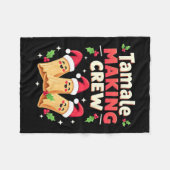 タマーレ制作クルーTamaleシーズンおもしろいメキシコChr フリースブランケット (正面(横))