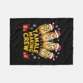 タマーレ制作クルーTamaleシーズンおもしろいメキシコChr フリースブランケット (正面(横))