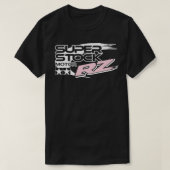 タミヤストックすごいRZモーターラベル Tシャツ (デザイン正面)