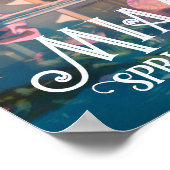 タミルウーマンマイアミリゾートプール絵画ズ ポスター (角)