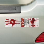 タミル人の集団虐殺 バンパーステッカー (車上)