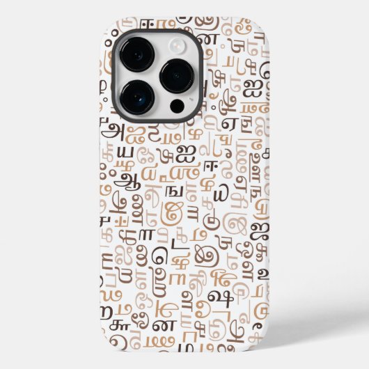 タミル文字 Case-Mate iPhoneケース (裏面)