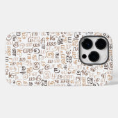 タミル文字 Case-Mate iPhoneケース (裏面 (横))