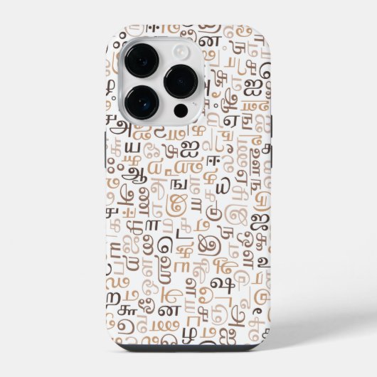 タミル文字 iPhoneケース (裏面)
