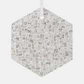 タミル ガラスオーナメント (正面)