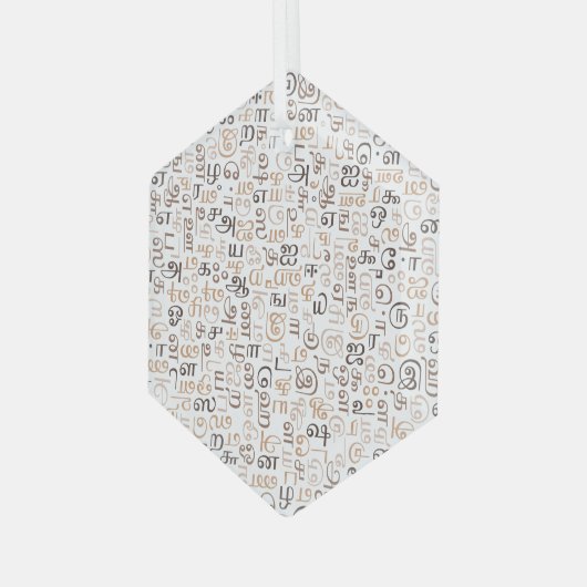 タミル ガラスオーナメント (正面左)