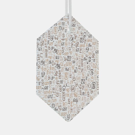 タミル ガラスオーナメント (正面右)