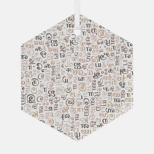 タミル ガラスオーナメント (裏面)