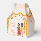 タミル・テルグの鐘とマリゴールドのガラン結婚ズの鐘 フェイバーボックス (正面サイド)