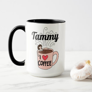 タミーはコーヒーマグを愛する マグカップ