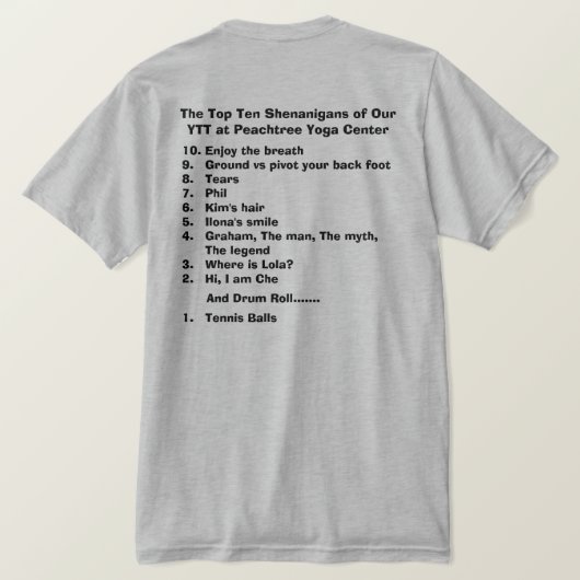 タミー Tシャツ (デザイン裏面)