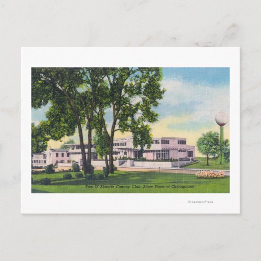 タムオシャンターカントリークラブの外観 ポストカード (正面)