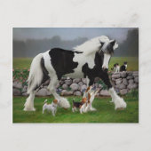 「タムリンと子犬たち」ポストカード ポストカード (正面)