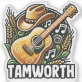 タムワース、NSWオーストラリア・ステッカー シール (正面)