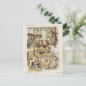 タメファームアニマルコレクションエフェメラル ポストカード (スタンド正面)