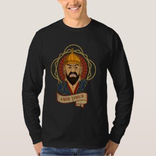 タメルンモンゴル古代アフガニスタン古代モンゴルanc tシャツ